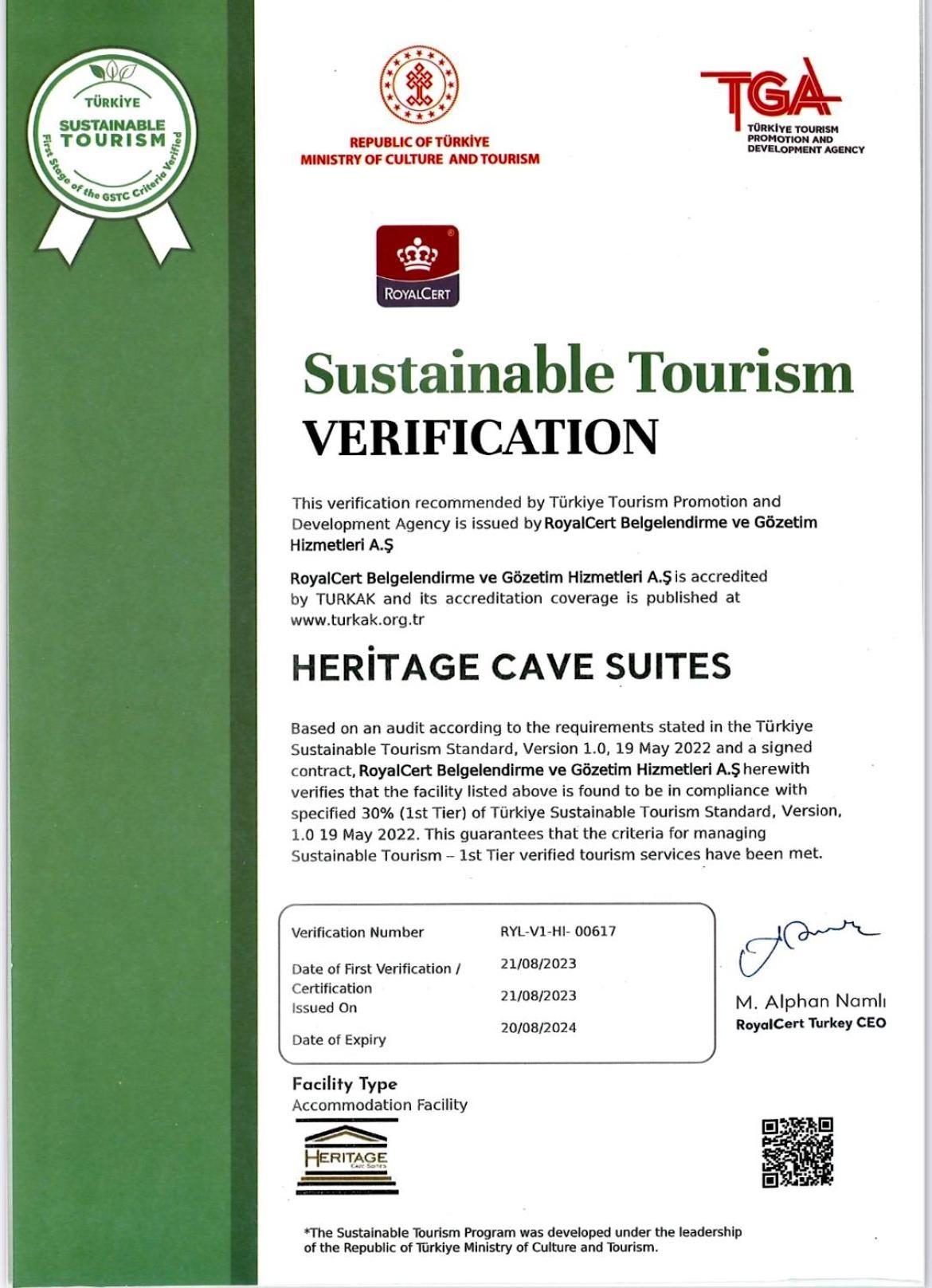 Heritage Cave Suites Ürgüp Exterior photo